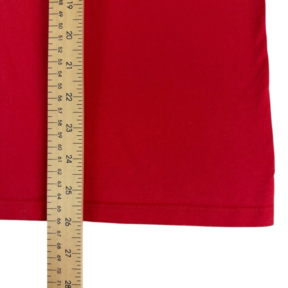 Champion Red Logo T-Shirt Men’s Medium Classic Athletic Cotton Tee - Picture 6 of 10